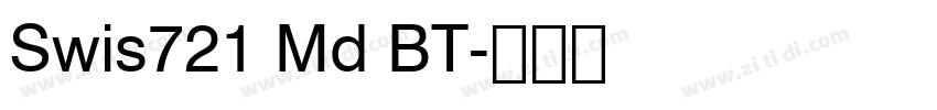 Swis721 Md BT字体转换